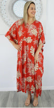 Load image into Gallery viewer, SUNDRENCHED LONG KAFTAN PALM MADNESS

