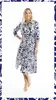 Hayman Navy Collar Midi Dress thumbnail